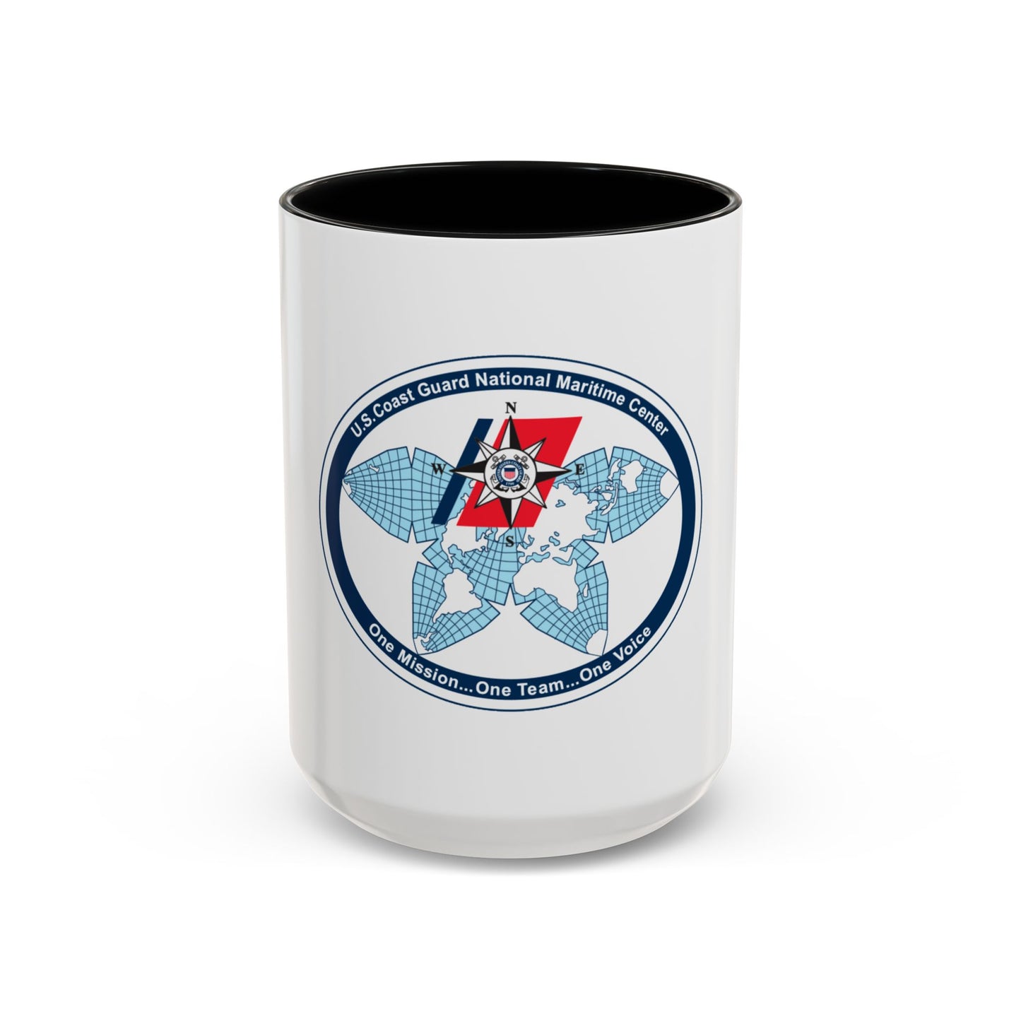 USCG National Matitime Center (U.S. Coast Guard) Accent Coffee Mug