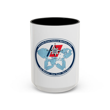 USCG National Matitime Center (U.S. Coast Guard) Accent Coffee Mug