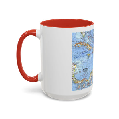 West Indies (1962) (Map) Accent Coffee Mug