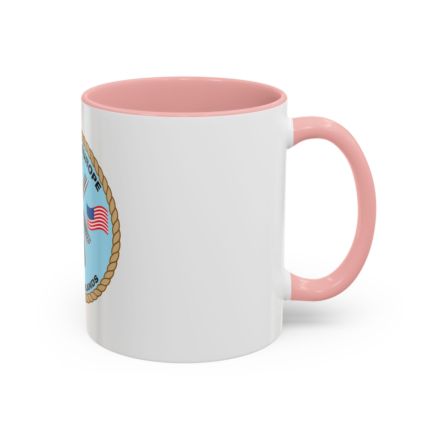 USCG Activities Europe the Netherlands (U.S. Coast Guard) Accent Coffee Mug