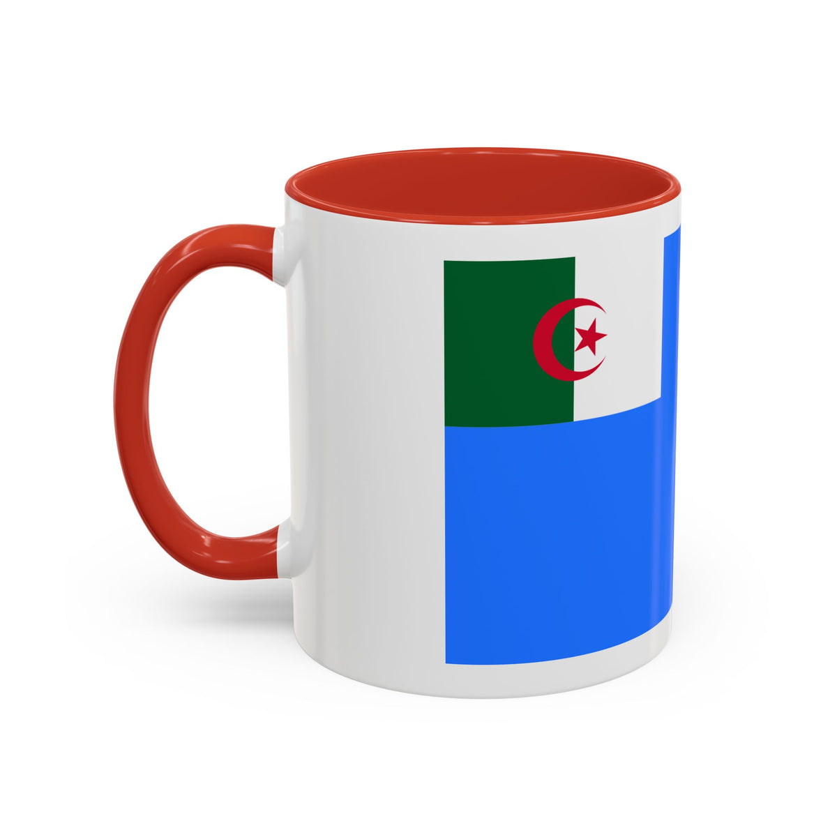 Naval Jack of Algeria - Accent Coffee Mug