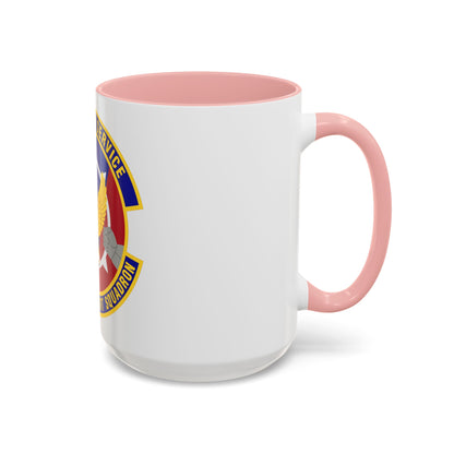 87 Force Support Squadron AMC (U.S. Air Force) Accent Coffee Mug