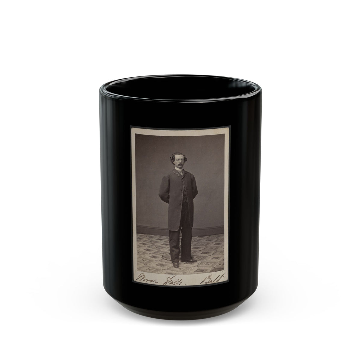 Unidentified Man 008 (U.S. Civil War) Black Coffee Mug