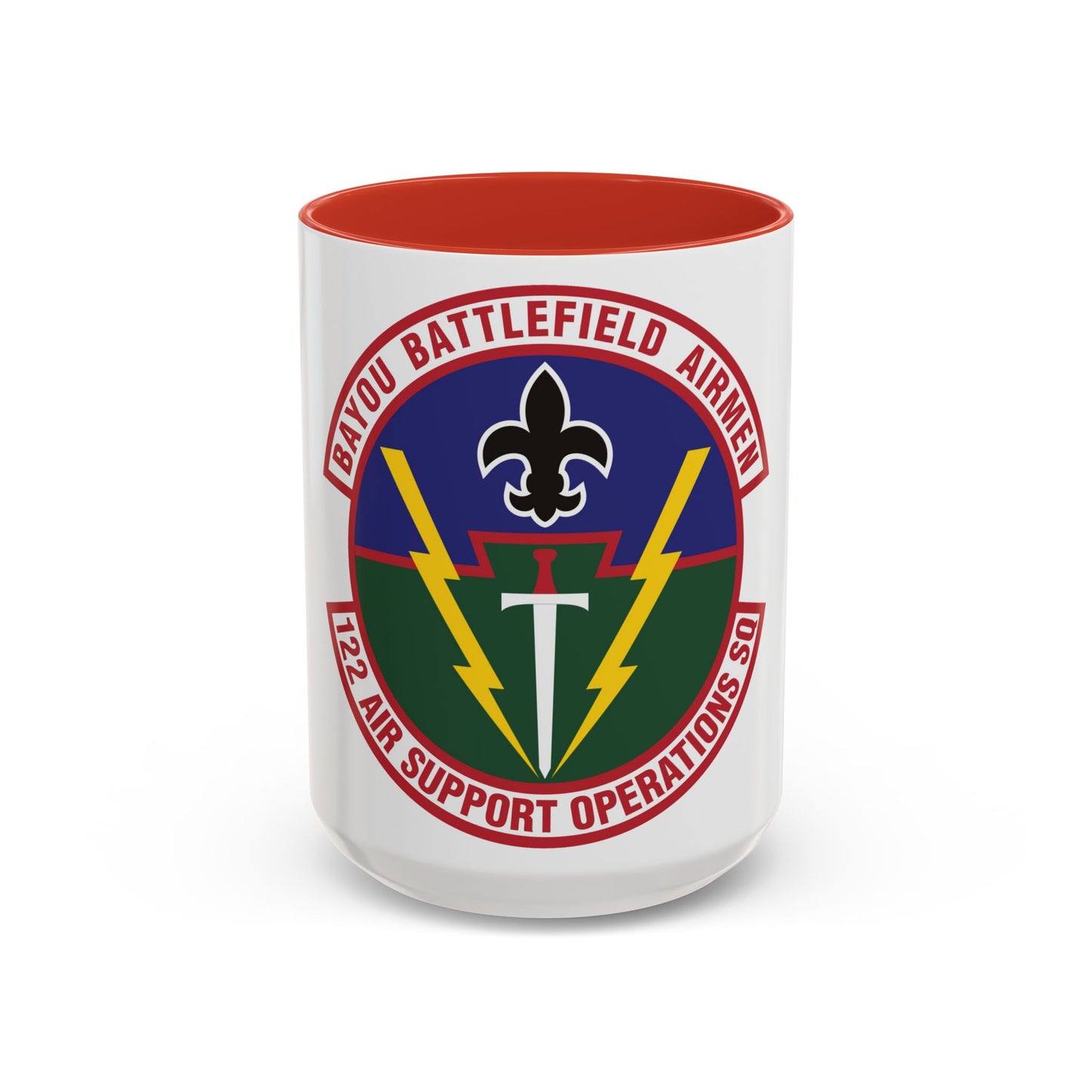 122d Air Support Operations Squadron (U.S. Air Force) Accent Coffee Mug