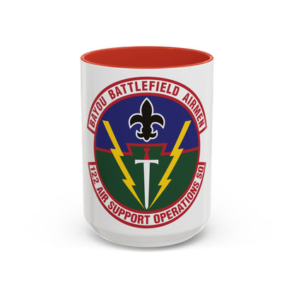 122d Air Support Operations Squadron (U.S. Air Force) Accent Coffee Mug