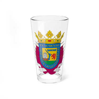 Escudo del Diputado General de Álava (Spain) (Coat of Arms) Pint Glass 16oz