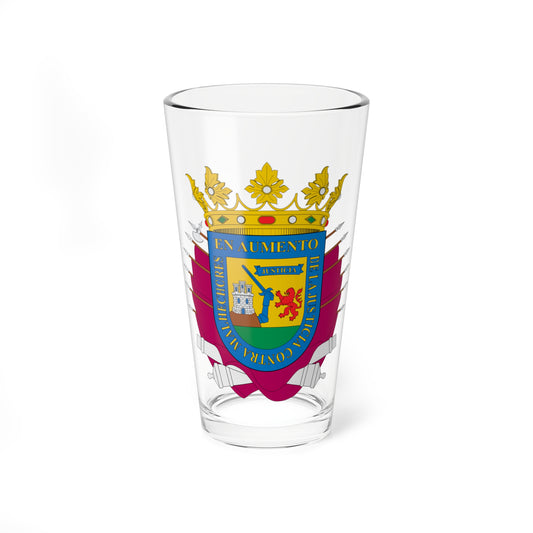 Escudo del Diputado General de Álava (Spain) (Coat of Arms) Pint Glass 16oz