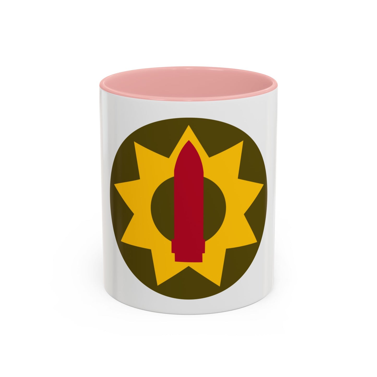 Pacific Coastal Frontier (U.S. Army) Accent Coffee Mug