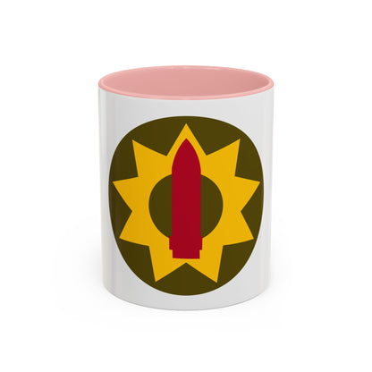 Pacific Coastal Frontier (U.S. Army) Accent Coffee Mug