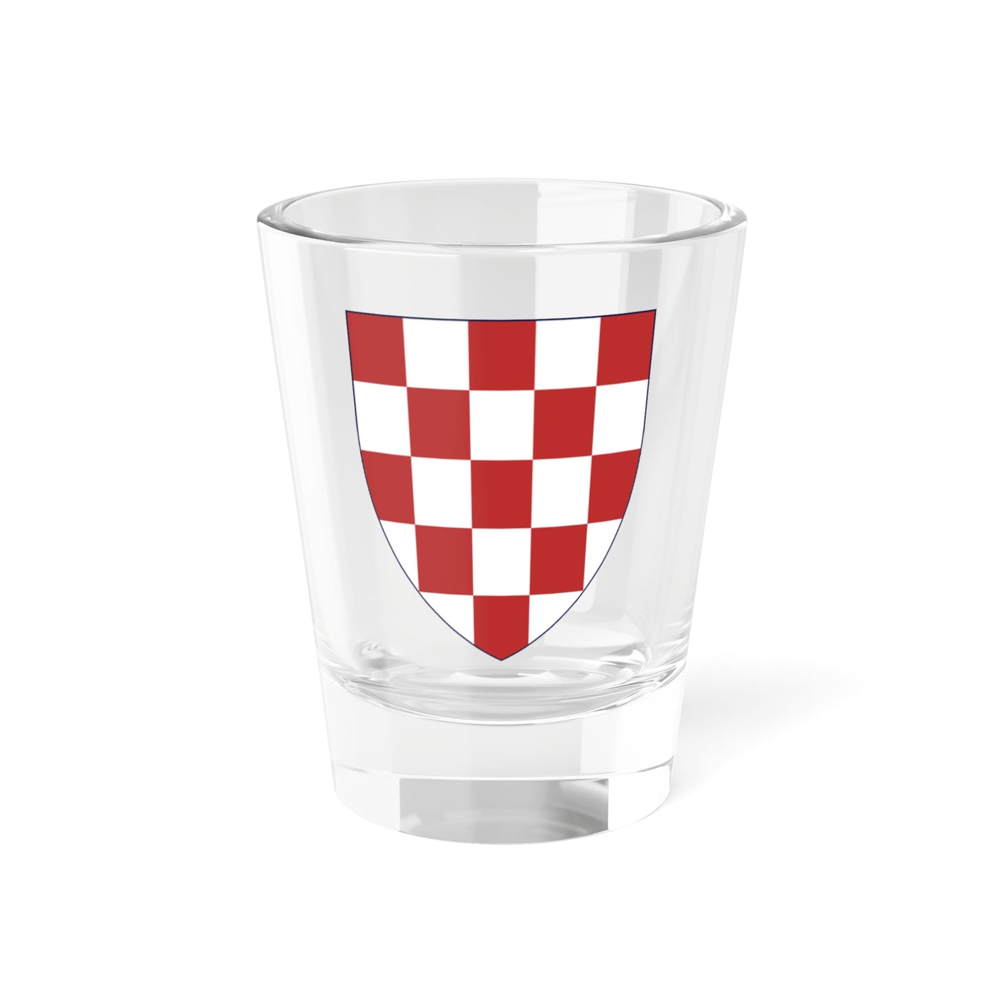 Insigne Croaticum (Croatia) (Coat of Arms) Shot Glass 1.5oz