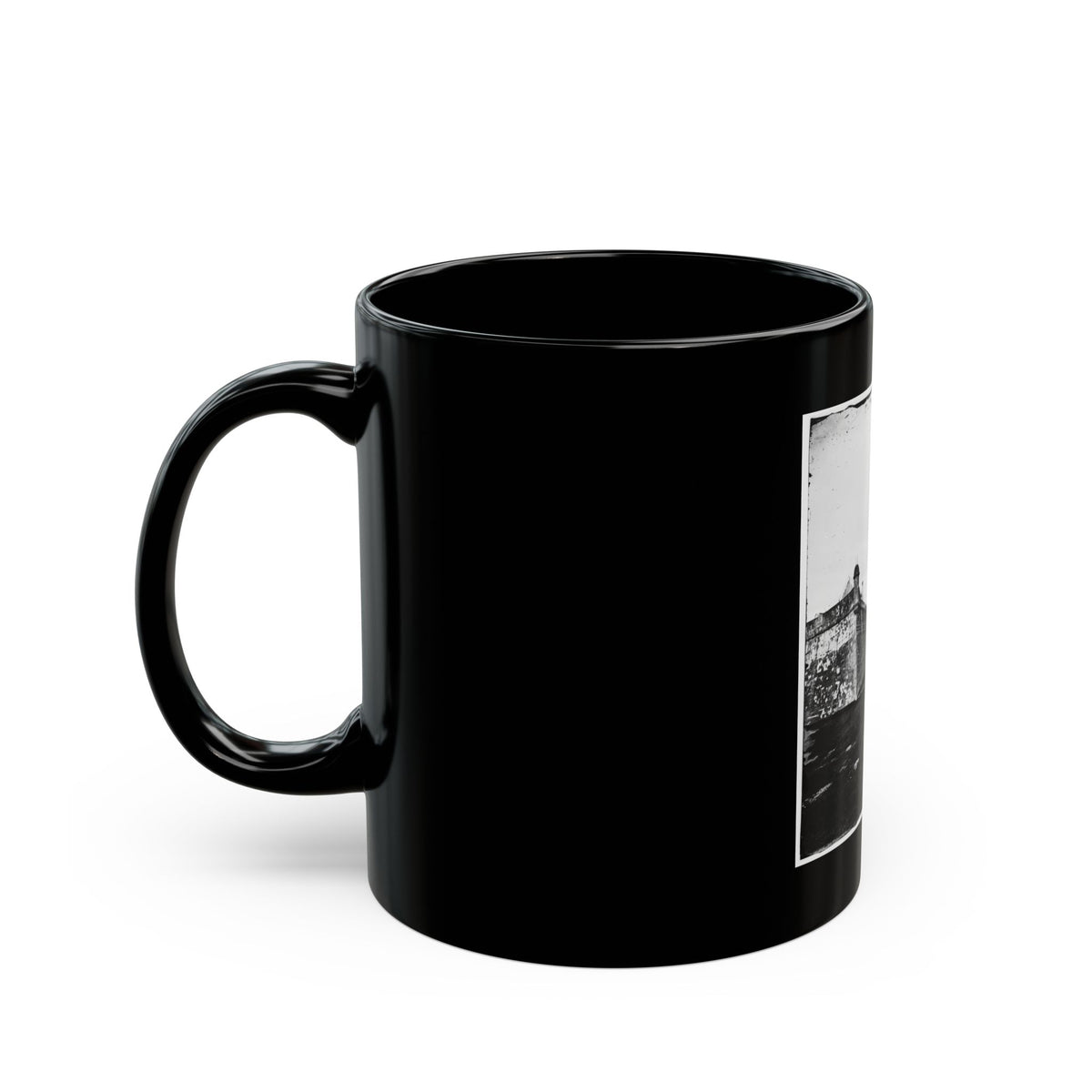 Saint Augustine, Fla. Bastions Of Fort Marion (U.S. Civil War) Black Coffee Mug