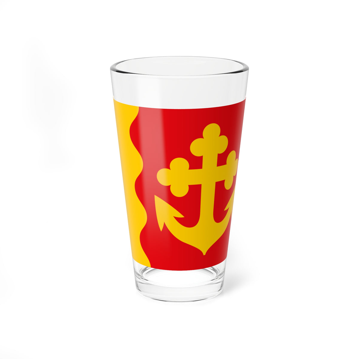 Pyhäranta lippu (Finland) Pint Glass 16oz