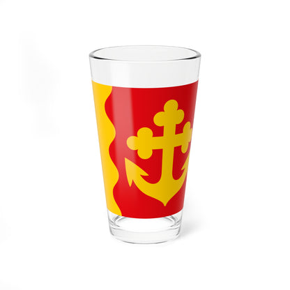 Pyhäranta lippu (Finland) Pint Glass 16oz