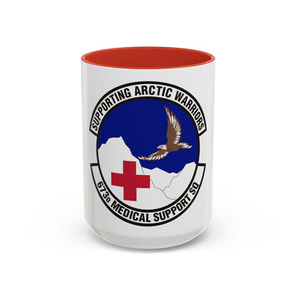 673d Medical Support Squadron (U.S. Air Force) Accent Coffee Mug