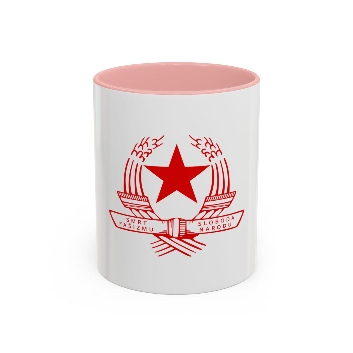 Emblem of the State Anti-fascist Council for the National Liberation of Croatia - Accent Coffee Mug