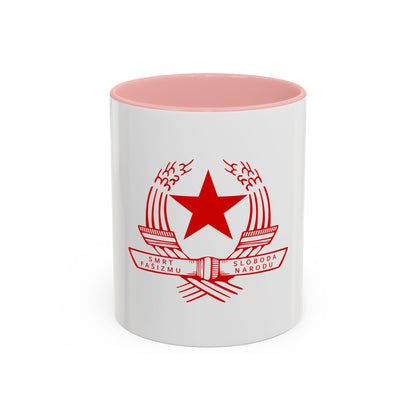 Emblem of the State Anti-fascist Council for the National Liberation of Croatia - Accent Coffee Mug