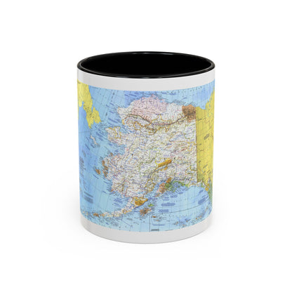USA - Alaska (1975) (Map) Accent Coffee Mug