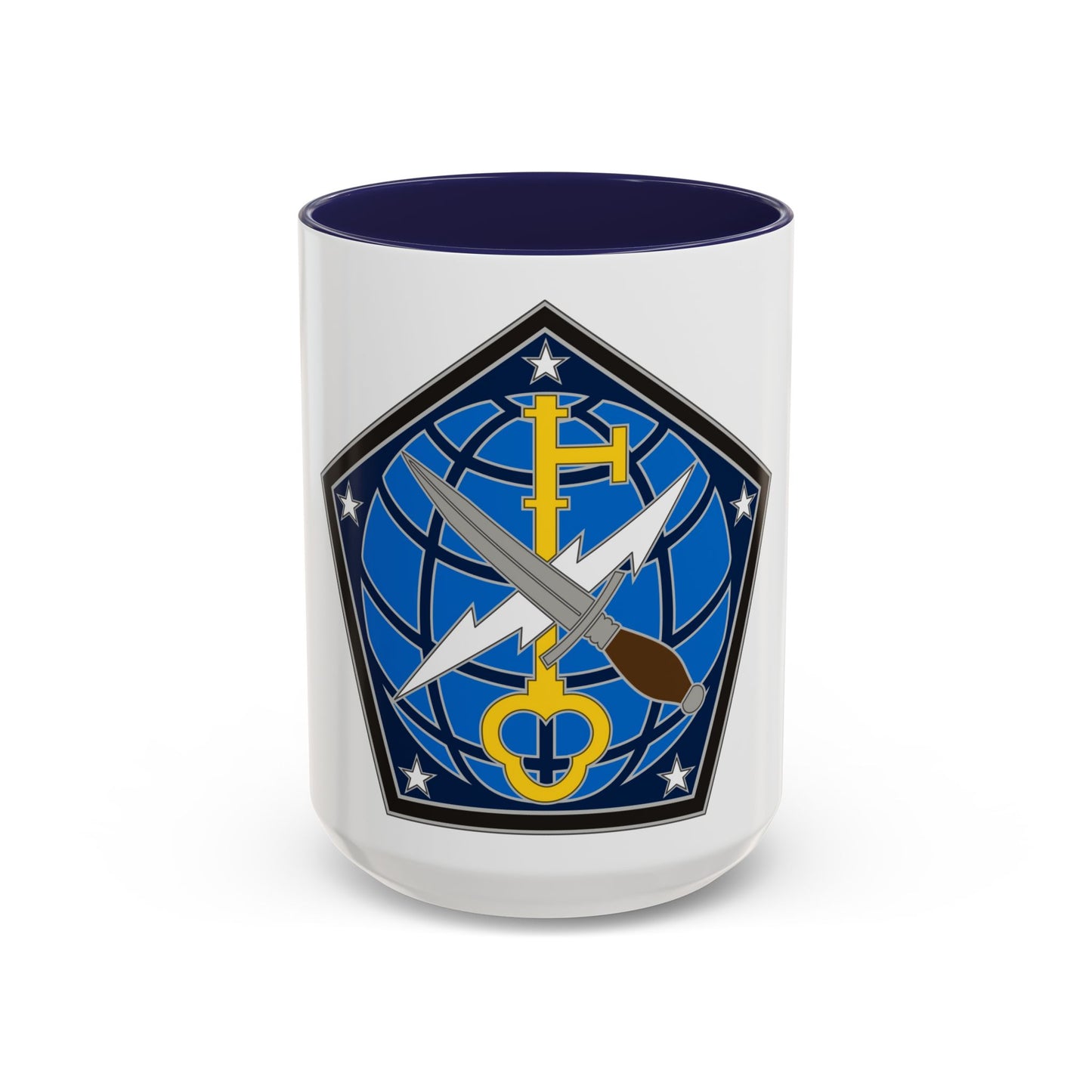 704 Military Intelligence Brigade (U.S. Army) Accent Coffee Mug