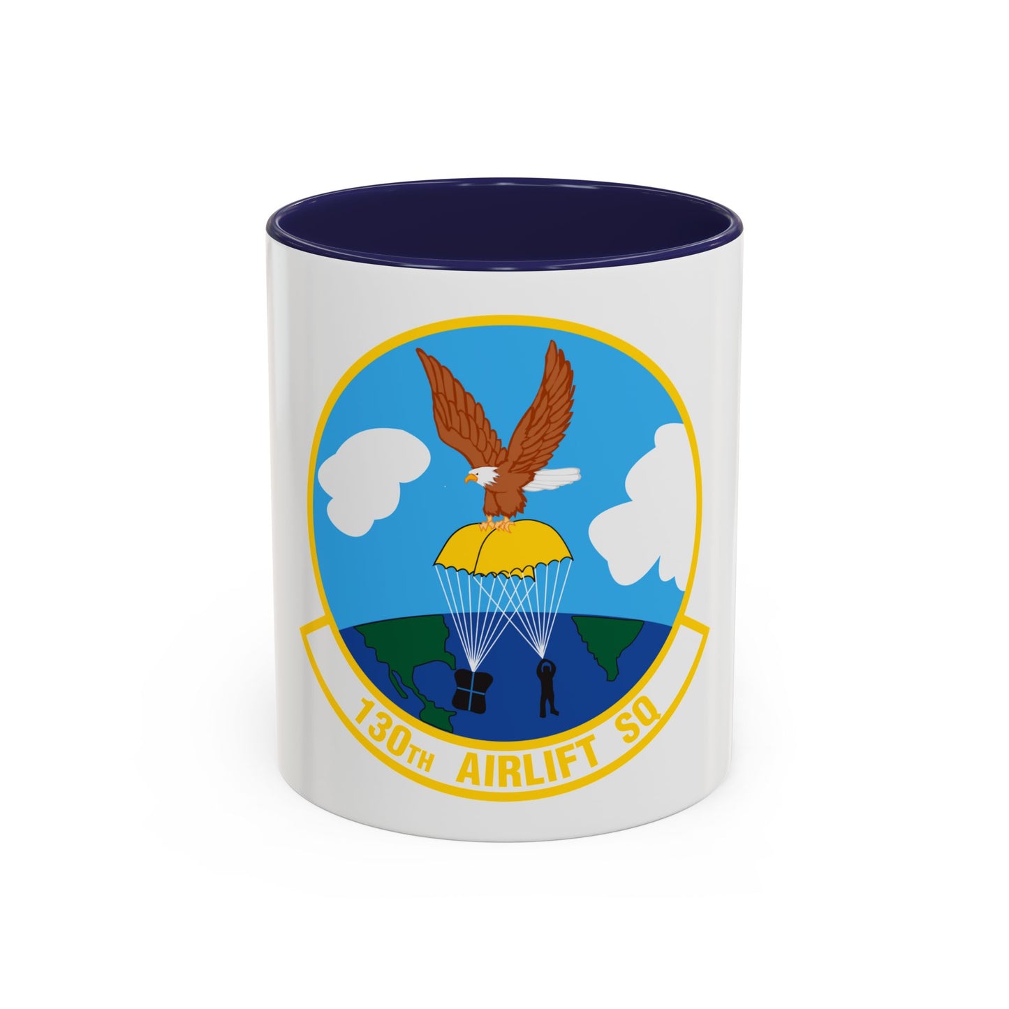 130 Airlift Squadron (U.S. Air Force) Accent Coffee Mug