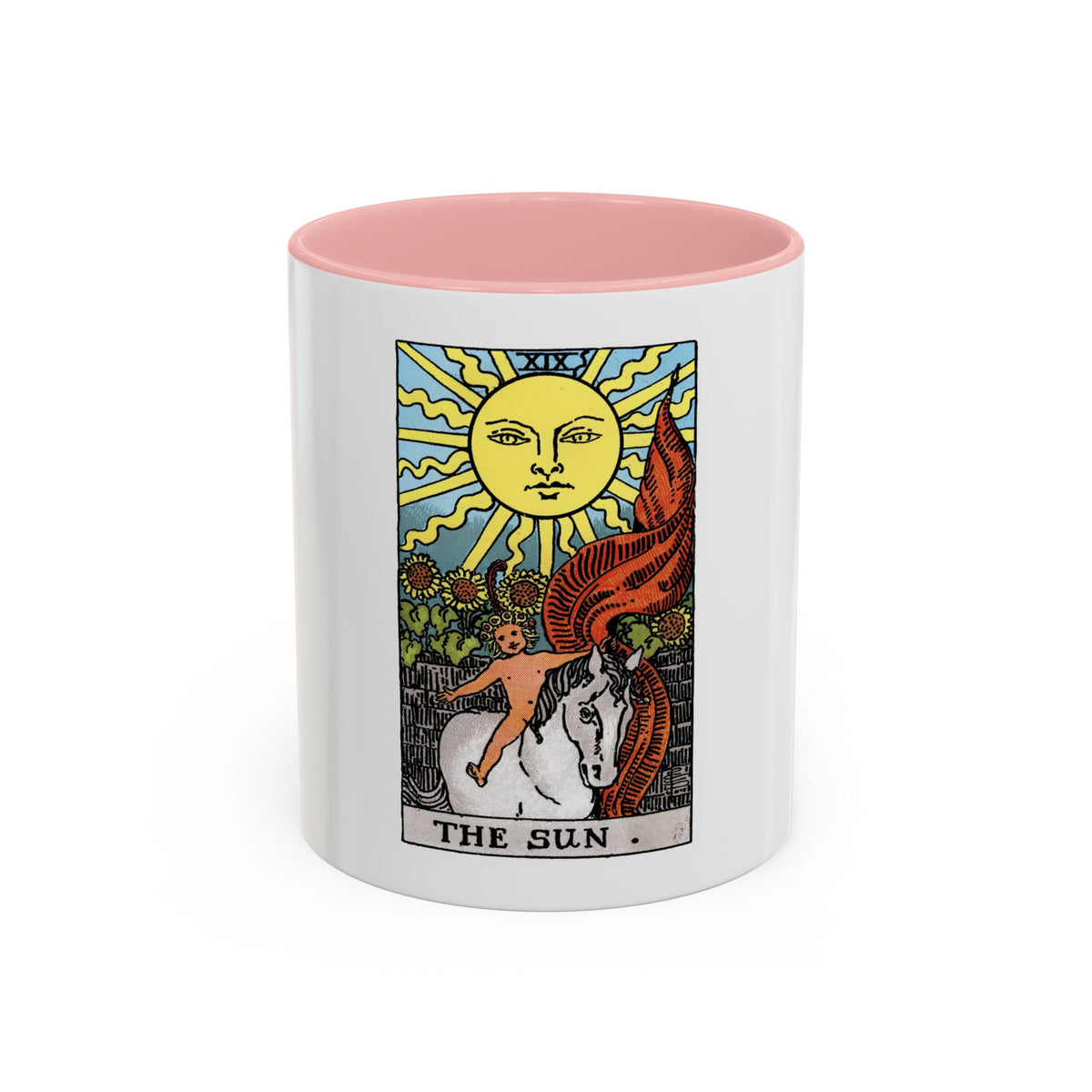 The Sun (Tarot Card) Accent Coffee Mug