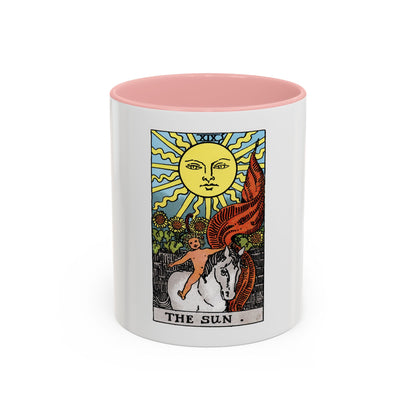 The Sun (Tarot Card) Accent Coffee Mug