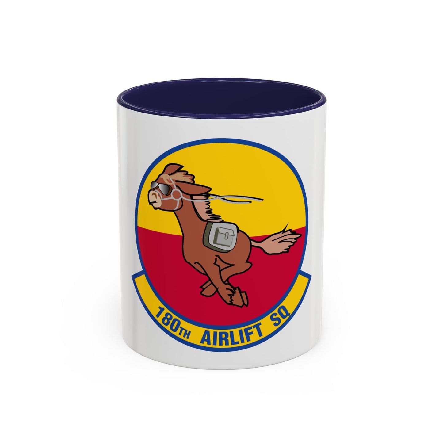 180 Airlift Squadron (U.S. Air Force) Accent Coffee Mug