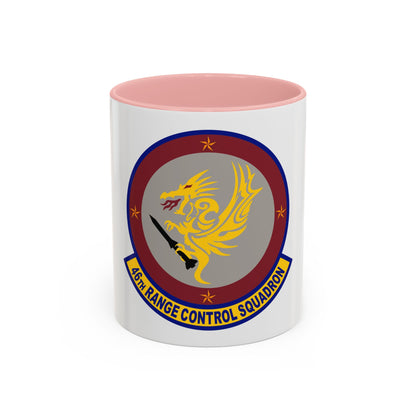 46 Range Control Squadron AFMC (U.S. Air Force) Accent Coffee Mug