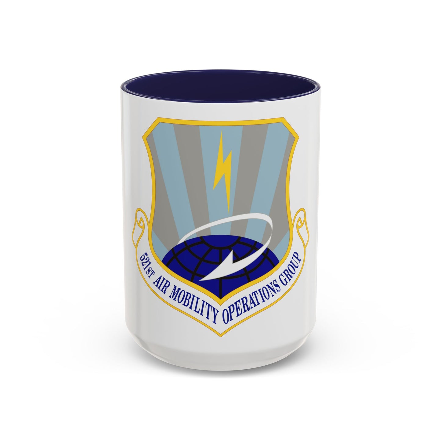 521st Air Mobility Operations Group (U.S. Air Force) Accent Coffee Mug