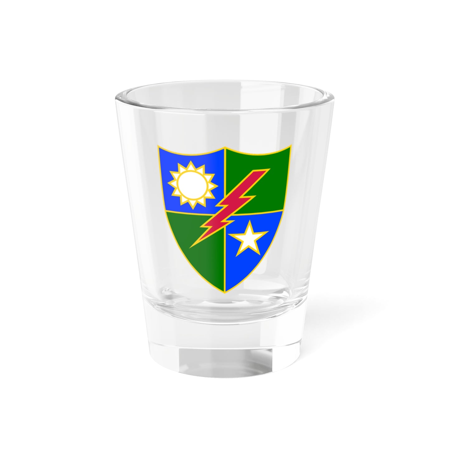 Verre à liqueur du 75e régiment de Rangers (armée américaine) 1,5 oz