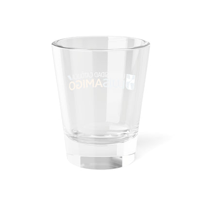 Logo de la Universidad Católica Luis Amigó (Colombia) (Coat of Arms) Shot Glass 1.5oz
