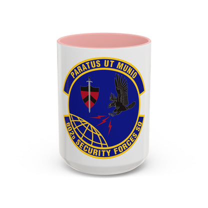 802d Security Forces Squadron (U.S. Air Force) Accent Coffee Mug