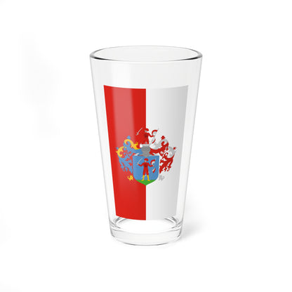 Flag of Mohacs (Hungary) Pint Glass 16oz