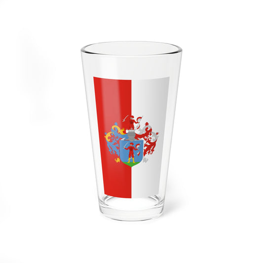 Flag of Mohacs (Hungary) Pint Glass 16oz