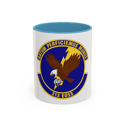 313th Expeditionary Operations Support Squadron (U.S. Air Force) Accent Coffee Mug