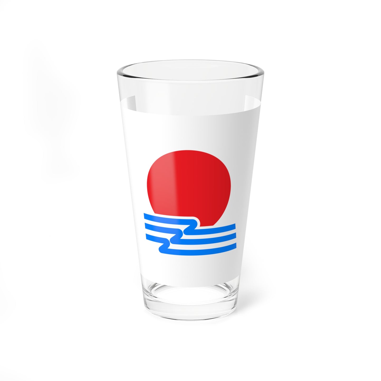 Flag of Hiroshima Hokkaido 1934-1969 (Japan) Pint Glass 16oz