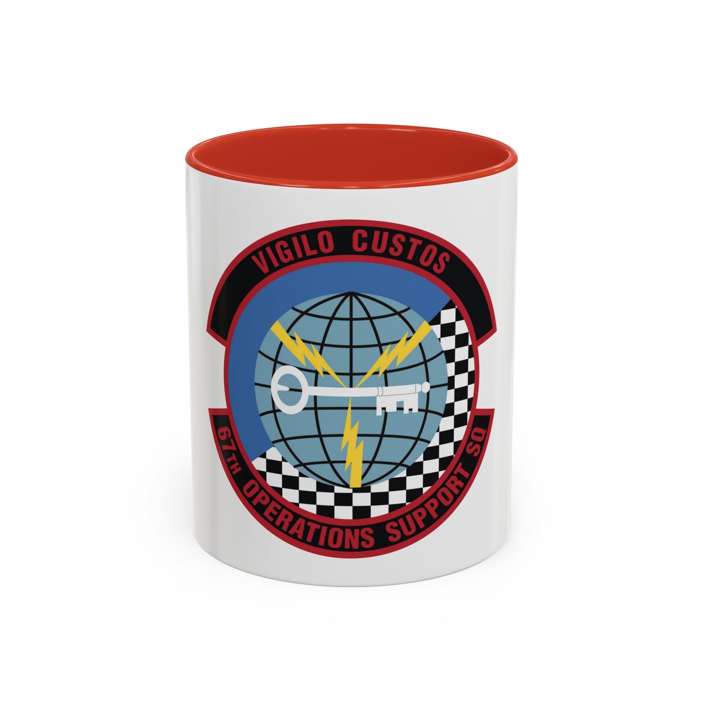 67th Operations Support Squadron (U.S. Air Force) Accent Coffee Mug