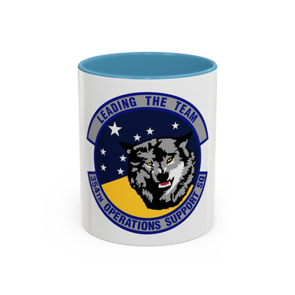 354th Operations Support Squadron (U.S. Air Force) Accent Coffee Mug
