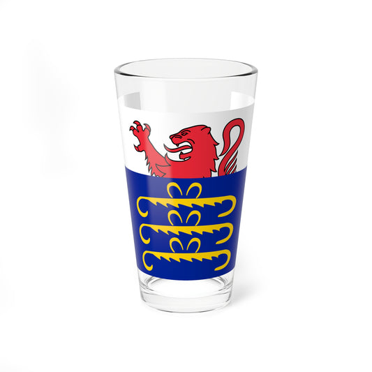 Flag of Pays de Gex (France) Pint Glass 16oz