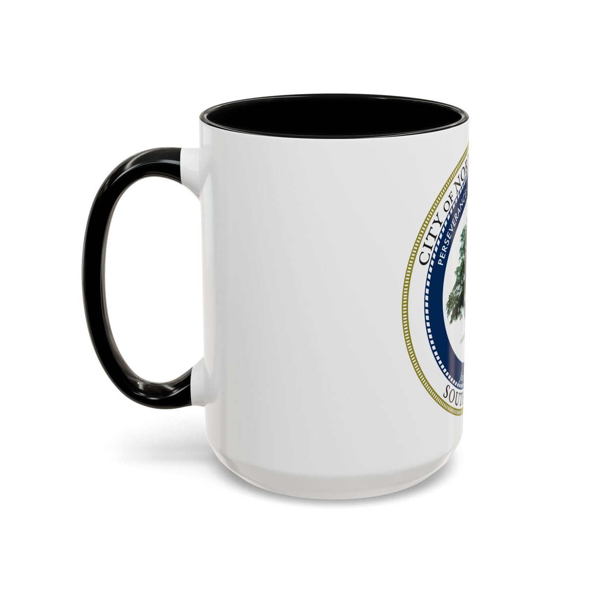 Seal of North Charleston South Carolina - Accent Coffee Mug