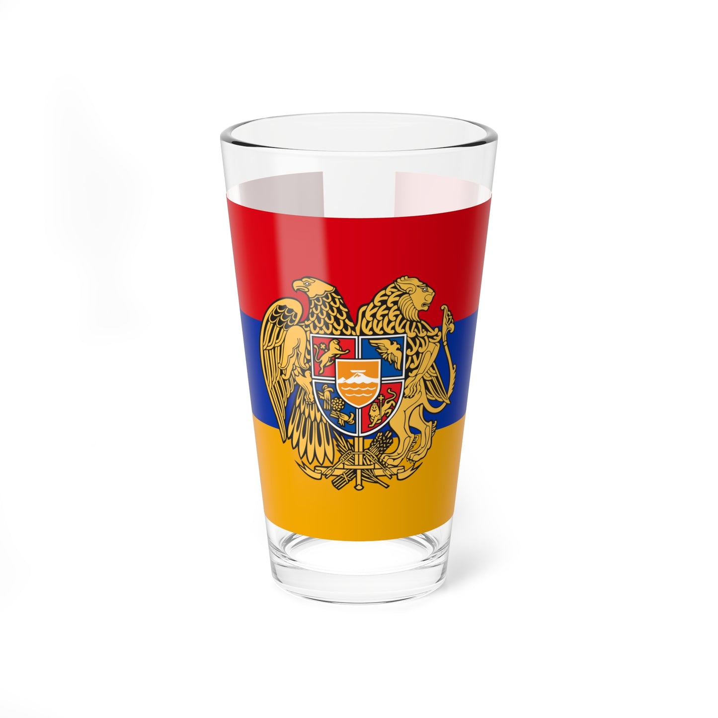 Flag of Armenia - Coat of Arms (Armenia) Pint Glass 16oz