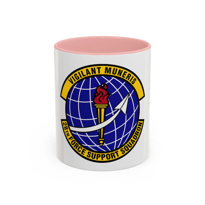 28th Force Support Squadron (U.S. Air Force) Accent Coffee Mug