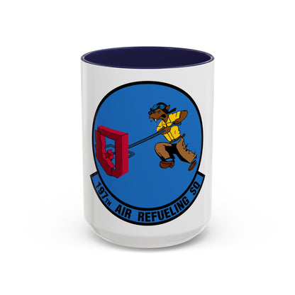 197 Air Refueling Squadron (U.S. Air Force) Accent Coffee Mug