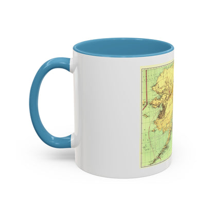 Alaska - The Gold & Coal Fields (1898) (Map) Accent Coffee Mug