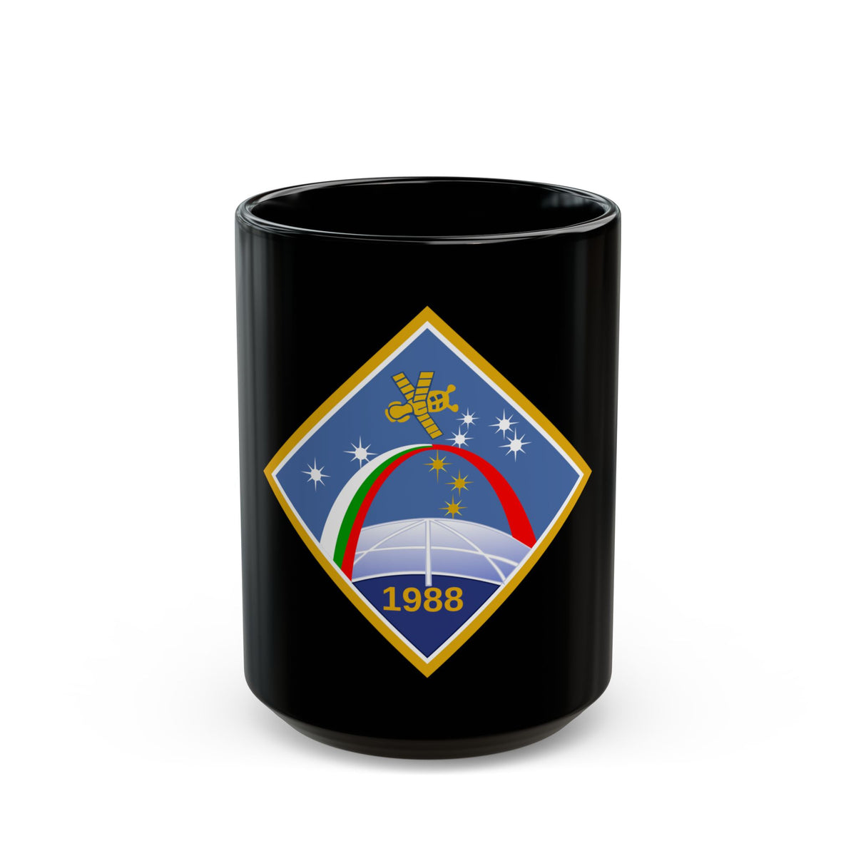 Soyuz TM-5 (Soyuz Programme) Black Coffee Mug