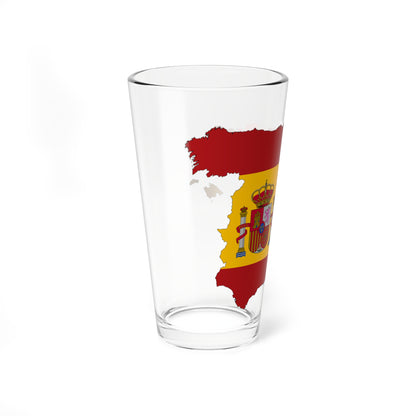 Spain-Flagmap (Spain) Pint Glass 16oz