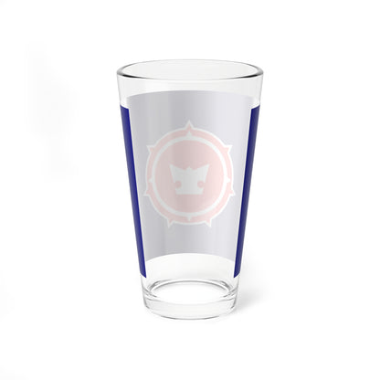 Flag of Shibetsu Hokkaido 1954-2005 (Japan) Pint Glass 16oz