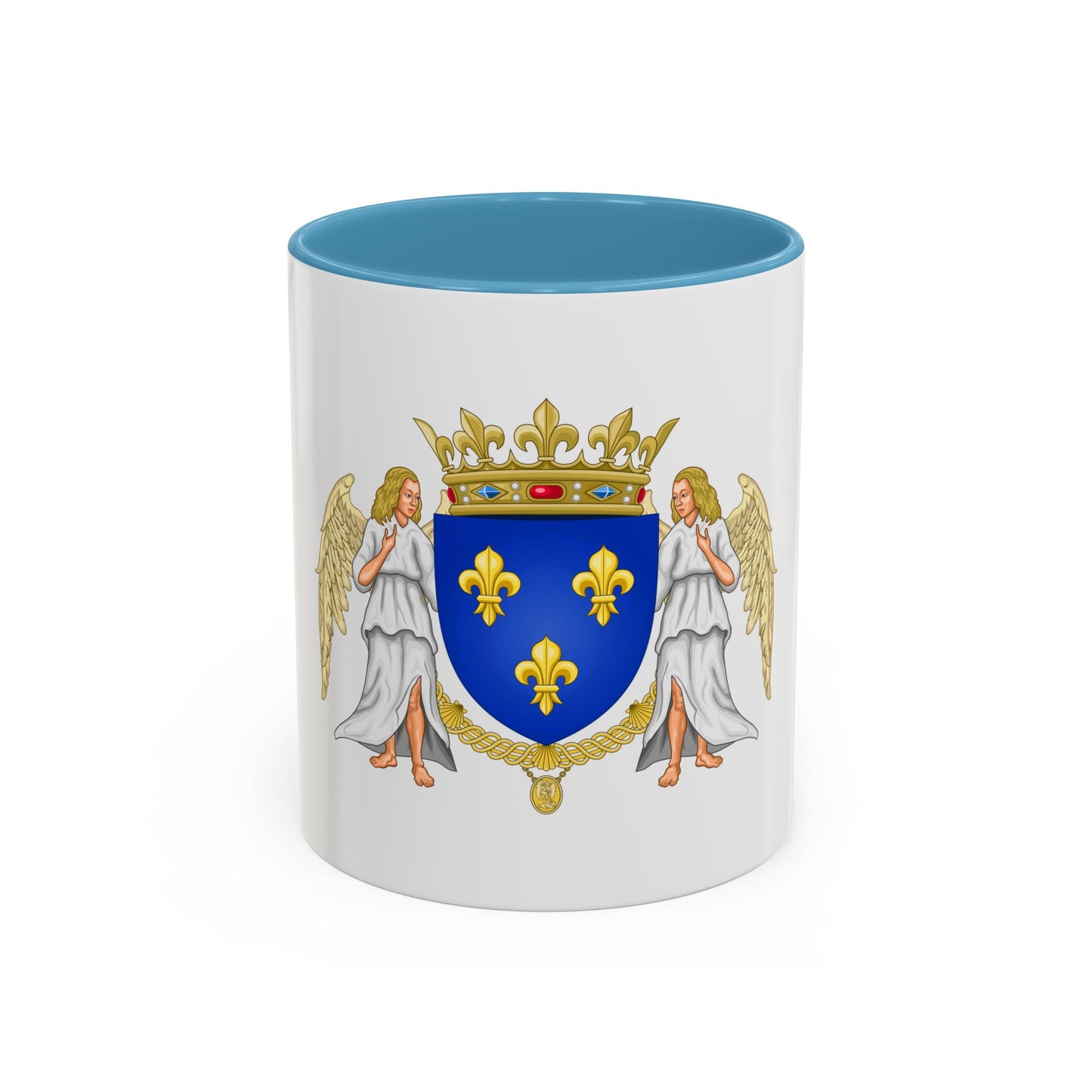 Royal Coat of Arms of Valois France - Accent Coffee Mug