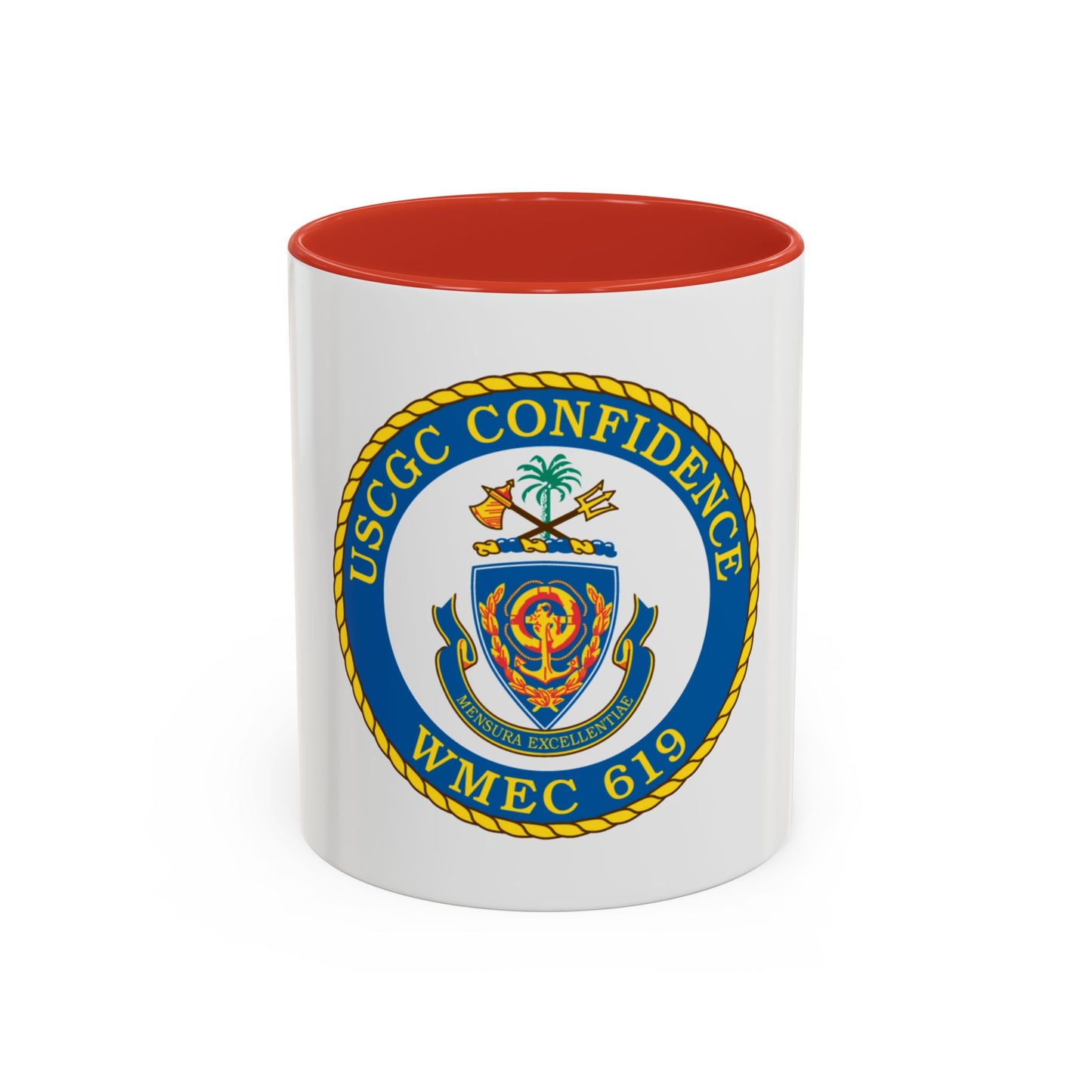 USCGC Confidence WMEC 619 (U.S. Coast Guard) Accent Coffee Mug