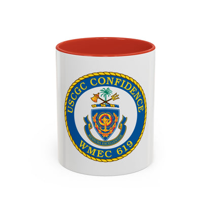 USCGC Confidence WMEC 619 (U.S. Coast Guard) Accent Coffee Mug