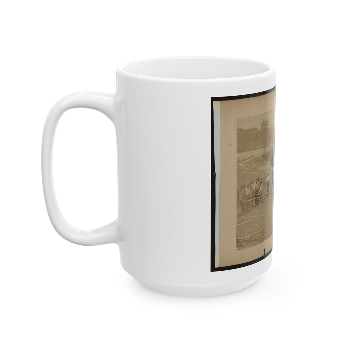 Railroad Construction Workers (U.S. Civil War) White Coffee Mug